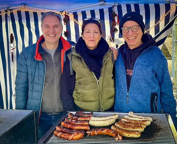 Mitglieder BI am Grill